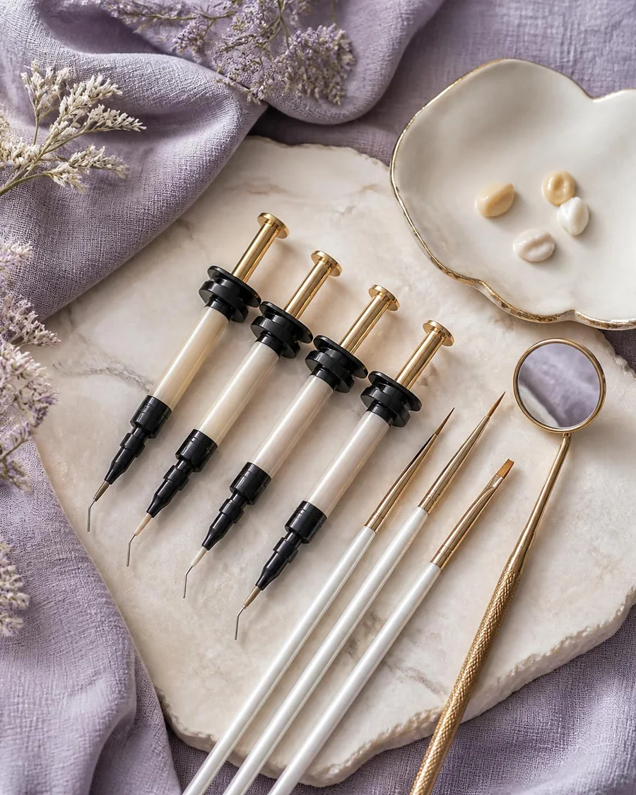 Instrumentos de modelado para carillas en resina