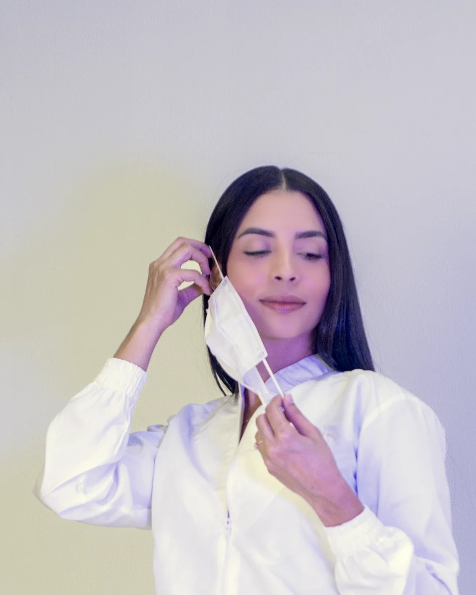 Dra. Katia Blanco lista para tu procedimiento